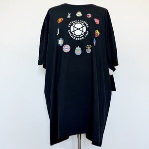 International Champions Cup Soccer T-Shirt Mens Size 3XL Shirt Black Benfica